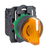 Schneider Electric orange complete illuminated sel