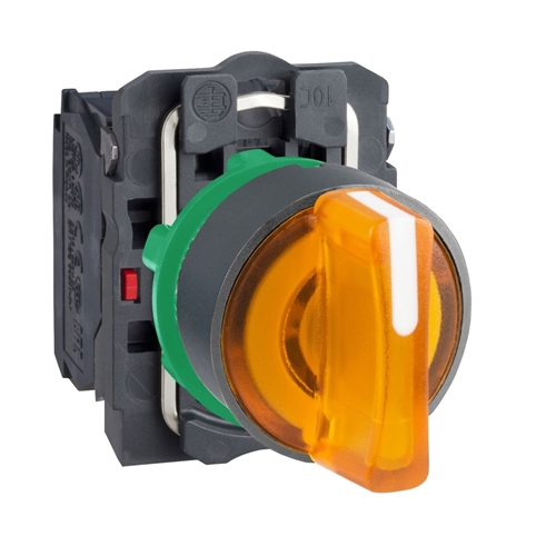 Schneider Electric orange complete illuminated sel