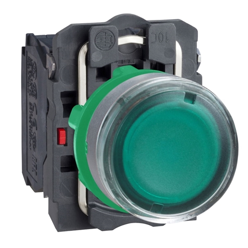 Schneider Electric green flush illum pushbutton wi