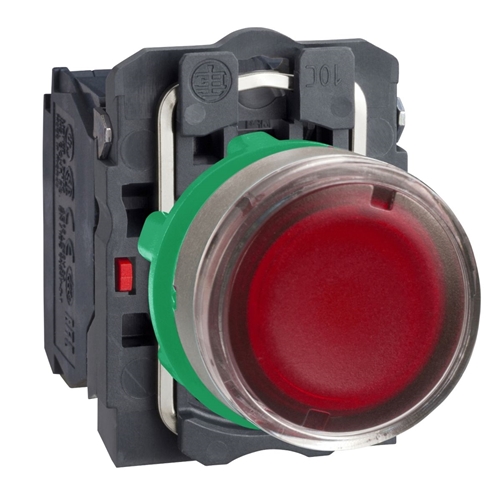 Schneider Electric red flush illum pushbutton with