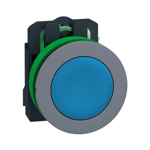 Schneider Electric flush mounted blue flush caps p