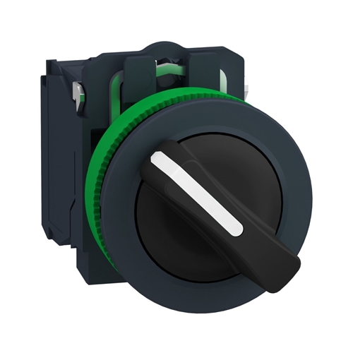 Schneider Electric FLUSH MOUNTED BLACK SELECTOR SW