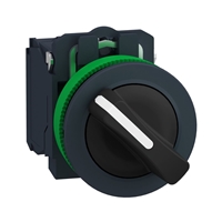 Schneider Electric FLUSH MOUNTED BLACK SELECTOR SW