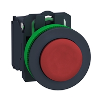 Schneider Electric flush mounted red projecting pu