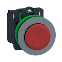 Schneider Electric flush mounted red projecting pu