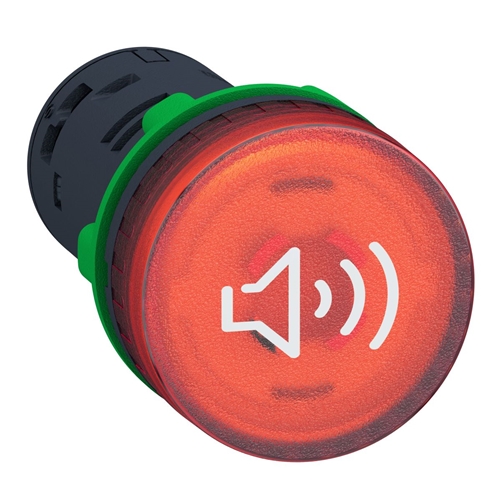 SCHNEIDER ILLUMINATED RED BUZZER 110V/120V