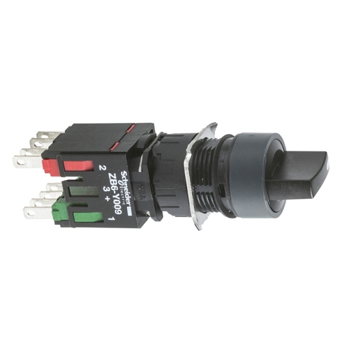 Schneider Electric black complete selector switch