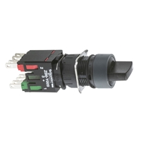 Schneider Electric black complete selector switch