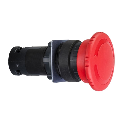 SCHNEIDER RED MUSHROOM HEAD PUSHBUTTON 22MM KEY RE