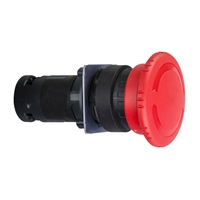 SCHNEIDER RED MUSHROOM HEAD PUSHBUTTON 22MM KEY RE