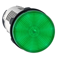 Schneider Electric round pilot light ? 22 - green