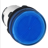 Schneider Electric round pilot light ? 22 - blue -