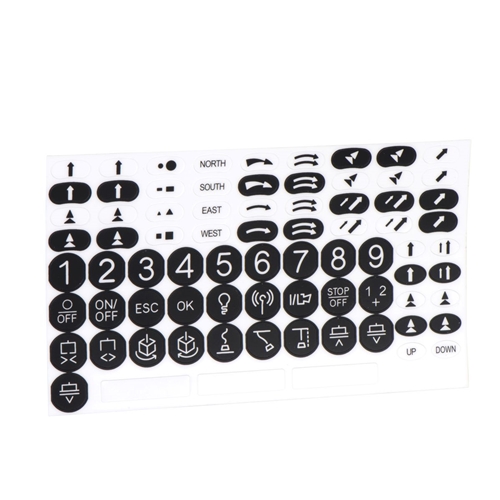 SCHNEIDER KIT OF ADH. LABELS B/W REMOTE