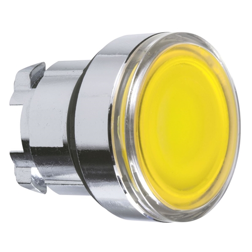 SCHNEIDER YEL IL. LED PUSH BUT. FLUSH LE