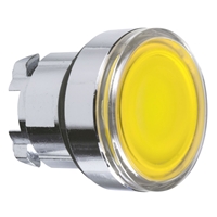 SCHNEIDER YEL IL. LED PUSH BUT. FLUSH LE