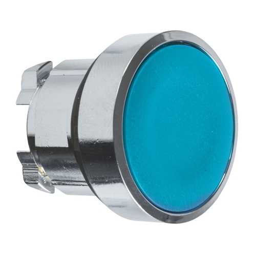 SCHNEIDER PUSHBUTTON BLUE PUSH-PUSH TO RELEASE