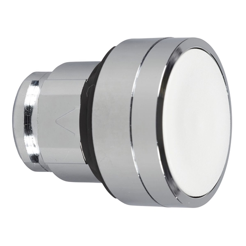 SCHNEIDER PUSHBUTTON HEAD FLUSH WHITE WITH CLEAR