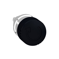 SCHNEIDER MUSHROOM HEAD PBUTTON 30MM BLACK TURN TO