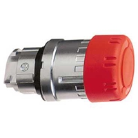 SCHNEIDER MUSHROOM HEAD PUSHBUTTON 30MM RED