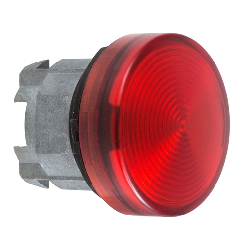 SCHNEIDER GROOVED LENS FOR LED RED