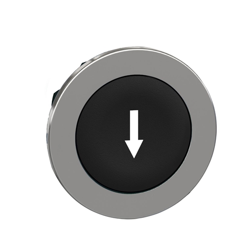 SCHNEIDER FLUSH MOUNTED BLACK PUSHBUTTON HEAD