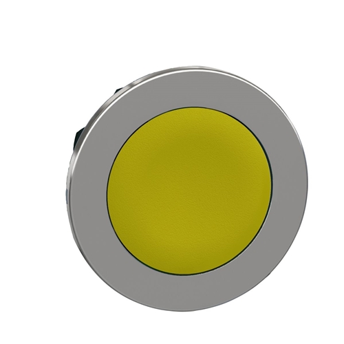 SCHNEIDER FLUSH MOUNTED YELLOW PUSHBUTTON HEAD