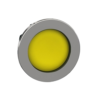 SCHNEIDER FLUSH MOUNTED YELLOW PUSHBUTTON HEAD