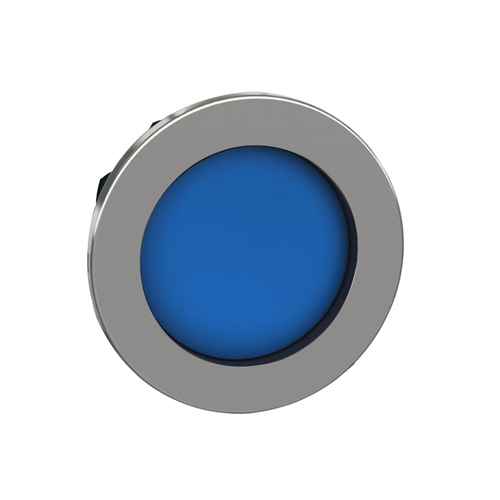 SCHNEIDER FLUSH MOUNTED BLUE PUSHBUTTON HEAD