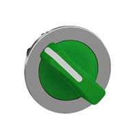 SCHNEIDER FLUSH MOUNTED GREEN SELECTOR SWITCH HEAD