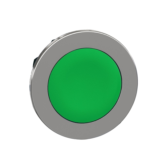 SCHNEIDER FLUSH MOUNTED GREEN PUSHBUTTON HEAD