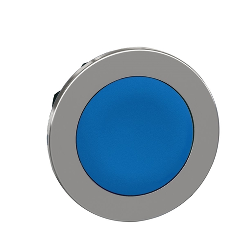 SCHNEIDER FLUSH MOUNTED BLUE PUSHBUTTON HEAD