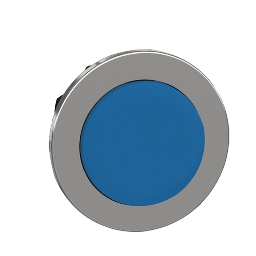 SCHNEIDER FLUSH MOUNTED BLUE PROJECTING PUSHBUTTON