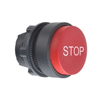 SCHNEIDER PUSH BUTTON HEAD PROJECTING RED MARKED