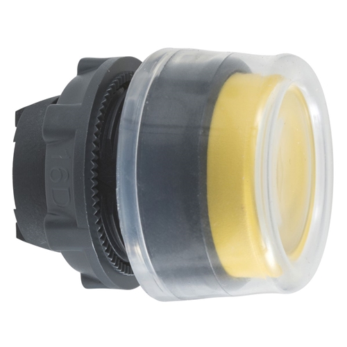 Schneider Electric yellow projecting pushbutton he