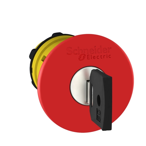 SCHNEIDER Estop 40mm trigact 458AKeyRel Red