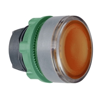 Schneider Electric orange flush illumiated pushbut