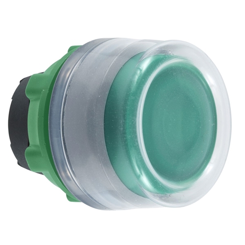 Schneider Electric green illumiated pushbutton hea