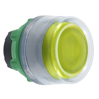 Schneider Electric yellow illum pushbutton head fo