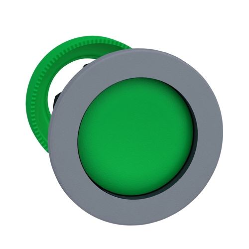 Schneider Electric flush mounted green pushbutton