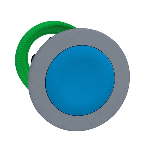 Schneider Electric flush mounted blue pushbutton h