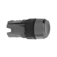 SCHNEIDER 16MM CIRC. FLUSH PUSHBUTTON HEAD BLACK