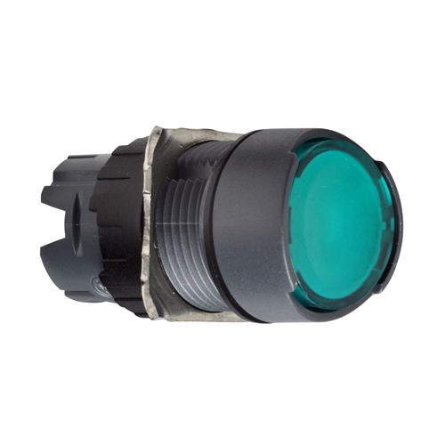 SCHNEIDER PUSHBUTTON 16MM ROUND GREEN