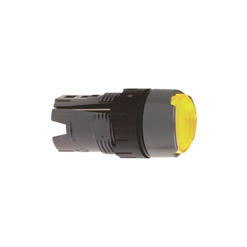 SCHNEIDER PUSHBUTTON 16MM ROUND YELLOW