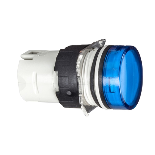 SCHNEIDER 16MM CIRCULAR BLUE PILOT LIGHT HEAD