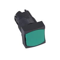 Schneider Electric green square flush pushbutton h