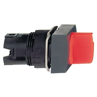 Schneider Electric red rectangular selector switch