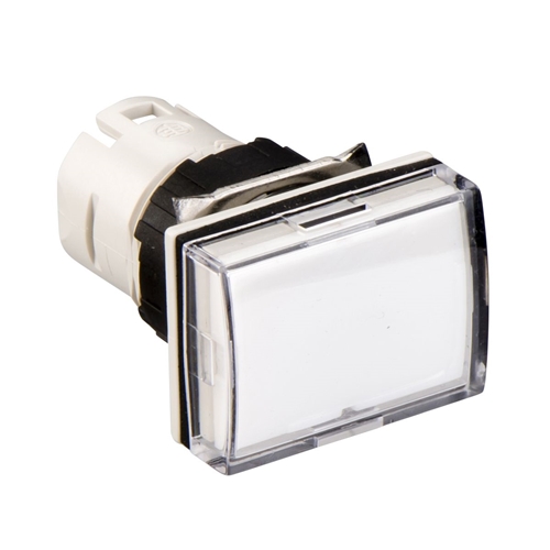 SCHNEIDER RECTANGULAR PILOT LIGHT WHITE