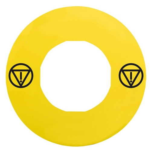 SCHNEIDER YELLOW CIRCULAR LEGEND W/OUT TEXT