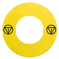 SCHNEIDER YELLOW CIRCULAR LEGEND W/OUT TEXT