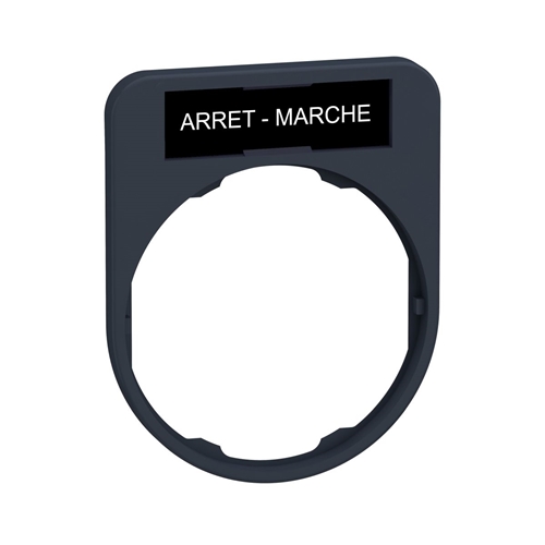 Schneider Electric legend holder with arret-marche